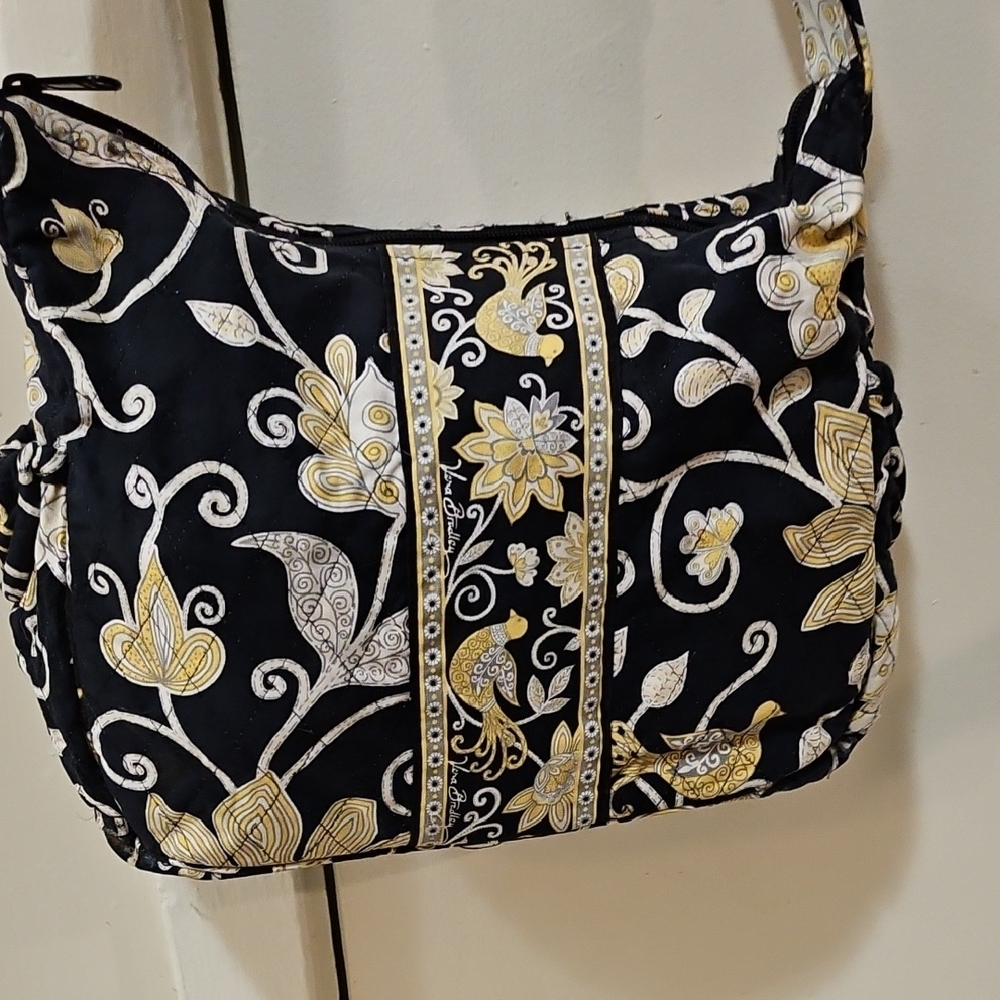 Floral Black and Gold Women's Bag